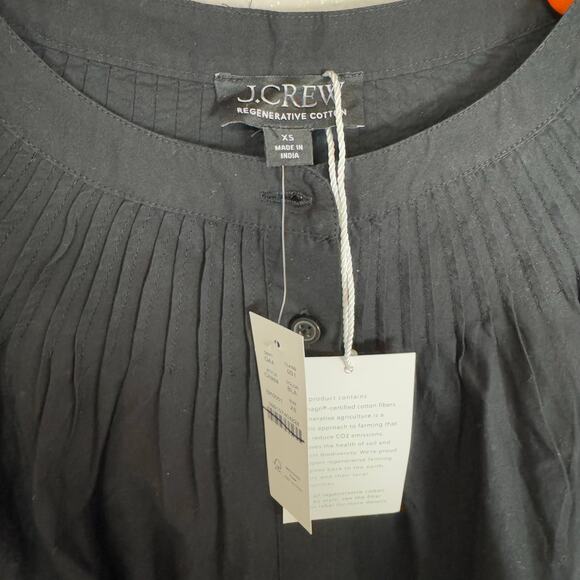 J Crew Jolie Eyelet Cotton Poplin Button Up Mini Dress US Women's XS New - Picture 6 of 7